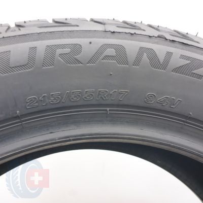 6. Opony 215/55 R17 2x BRIDGESTONE 94V Turanza T001 A0 Letnie 2019 6mm