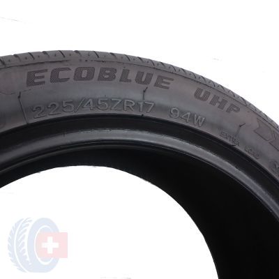 5. 2 x SUPERIA 225/45 ZR17 94W XL Ecoblue UHP lato 6.8-7mm
