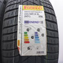 2. Opony 225/40 R18 4x PIRELLI 92V XL Winter Sottozero 3 A01 Zimowe 2025 
