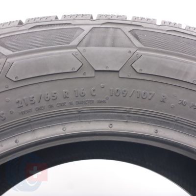 6. Opony 215/65 R16C 2x CONTINENTAL 109/107R VanContact Winter Zimowe 2020/21 9-9,2mm