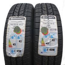 2 x CONTINENTAL 165/70  R14 C 89/87R VanContact  Winter Zima 2017