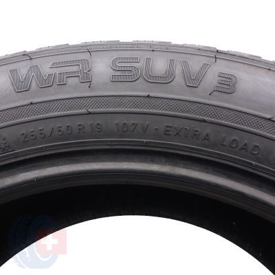 5. Opony 255/50 R19 2x NOKIAN 107V XL WR SUV 3 Zimowe 2016 6,2-6,5mm