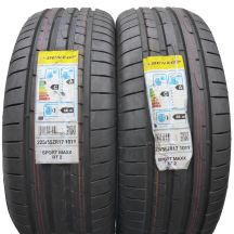 6. Opony 225/55 R17 4x DUNLOP 101Y SportMaxx Rt2 Letnie 2018 Jak Nowe Nieużywane