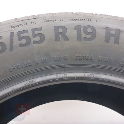 2. Opona 255/55 R19 1 x CONTINENTAL 111H XL EcoContact6 AO Letnia 2022 Nieużywana 