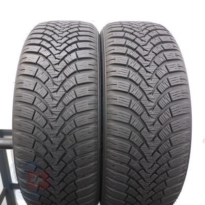 3. Opony 185/55 R16 4x FALKEN 83T EuroWinter HS01 Zimowe 2020 Jak Nowe 7,8-8,2mm