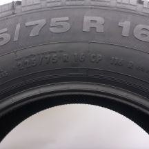 5. Opony 225/75 R16C 2x CONTINENTAL 116R VancoCamper Letnie 2020 Nieużywane 