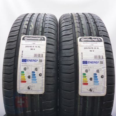 4. Opony 205/60 R16 4x CONTINENTAL 96V XL ContiPremiumContact 2 RFT BMW Letnie 2022 