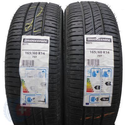 2 x BRIDGESTONE 165/60 R14 75T B371 Lato 2018 Jak Nowe Nieużywane 