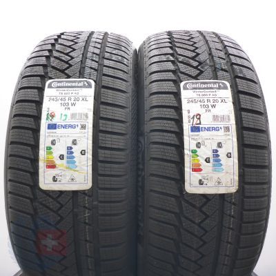 Opony 245/45 R20 2x CONTINENTAL 103W XL WinterContact TS 850 P A0  Zimowa 2019 