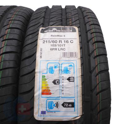 2. Opony 215/60 R16C 4x UNIROYAL 103/101T RainMax 3 letnie 2019 Jak Nowe