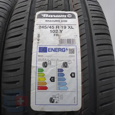2. Opony 245/45 R19 2x BARUM 102Y XL Bravuris 5HM Letnie 2023 Nieużywane