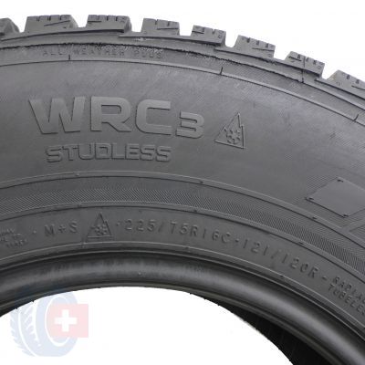 7. 4 x NOKIAN 225/75 R16C 121/120R WR C3 Zima DOT17 5,5-6,5mm