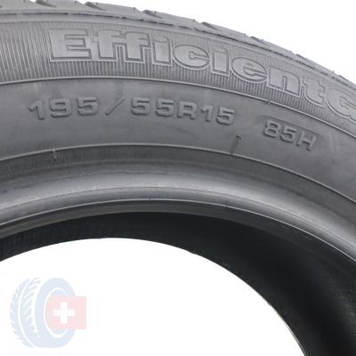 6. 4 x GOODYEAR 195/55 R15 85H EfficientGrip Lato DOT14/16 6,2-7mm Jak Nowe