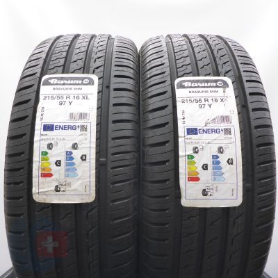 Opony 215/55 R16 2x BARUM 97Y XL Bravuris 5HM Letnie 2021