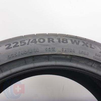 4. Opony 225/40 R18 2x CONTINENTAL 92W XL PremiumContact6 Letnie 2024 Nieużywane