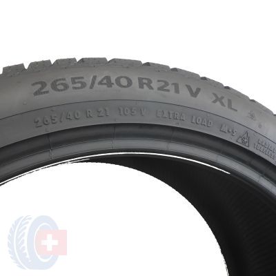 6. 2 x CONTINENTAL 265/40 R21 105V XL WinterContact TS 860 S Zima 6-6.8mm