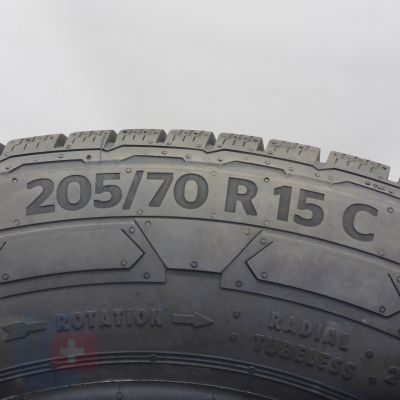 6. Opony 205/70 R15C 4x CONTINENTAL 106/104R VanContact Winter Zimowe 2022 