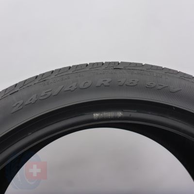 4. Opona 245/40 R18 1x PIRELLI 97V XL P Zero Nero M0 Wielosezonowa 2015 7,2mm