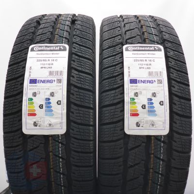 5. Opony 225/65 R16C 4x CONTINENTAL 112/110R  VanContact Winter Zimowe 2025 