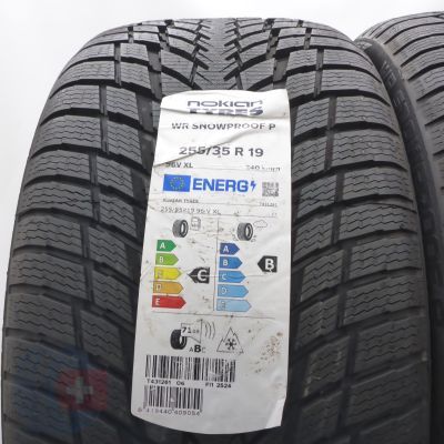 2. Opony 255/35 R19 4x NOKIAN 96V XL WR Snowproof P Zimowe 2021