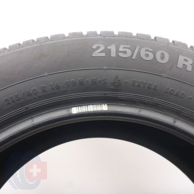5. Opony 215/60 R16 2x CONTINENTAL 99H XL ContiWinterContact TS830P Zimowe 2018 7mm