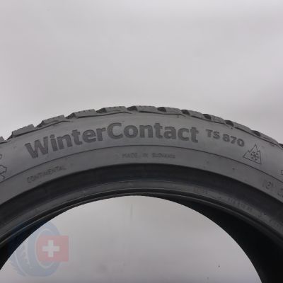 6. Opony 225/45 R17 2x CONTINENTAL 91H WinterContact Ts870 Zimowe 2023 8mm