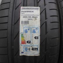 2. 2 x BRIDGESTONE 265/35 ZR20 95Y Potenza S001 Lato 2014 Nieużywane