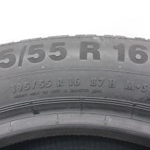 5. Opony 195/55 R16 2x CONTINENTAL 87H ContiWinterContact TS850 Zimowe 2014 5,8-6mm