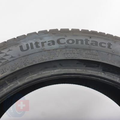 6. Opony 195/50 R16 4x CONTINENTAL 88V XL UltraContact Letnie 2023 