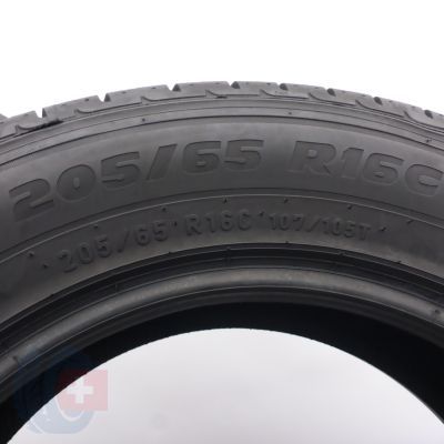 6. Opony 205/65 R16C 2x PIRELLI 107/105T Carrier Letnie  2021 8,8mm