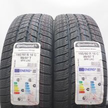 3. Opony 195/60 R16C 4x CONTINENTAL 99/97T VanContact Winter Zimowe 2022 