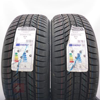 Opony 215/50 R17 2x CONTINENTAL 95H XL WinterContact TS 870P Zimowe 2024