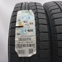 2. Opony 195/65 R16C 2x NOKIAN 104/102T Weatherproof C Zimowe 2017 Nieużywane