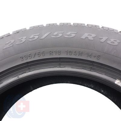 4. Opony 235/55 R18 2x PIRELLI 104H XL AO Sottozero Winter 210 Serie II Zimowe 2021 6,6-6,8mm