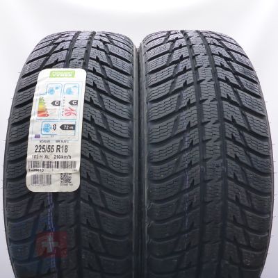 Opony 225/55 R18 2x NOKIAN 102H XL WR SUV 3 Zimowe 2016 