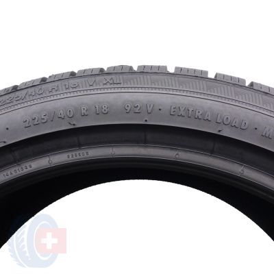 5. Opony 225/40 R18 2x GISLAVED 92V XL Euro Frost 6 zimowe 8-8,2mm 2023 Jak Nowe