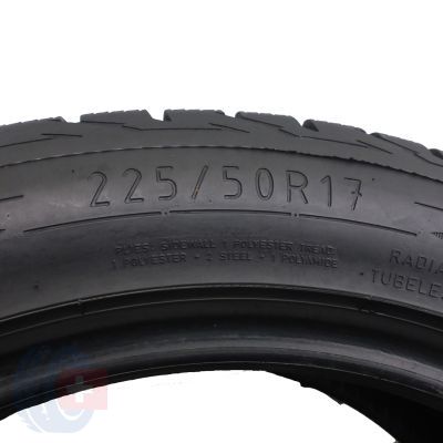 6. 2 x ESA TECAR 225/50 R17 98V XL  Super Grip 9 Zima 7.5mm
