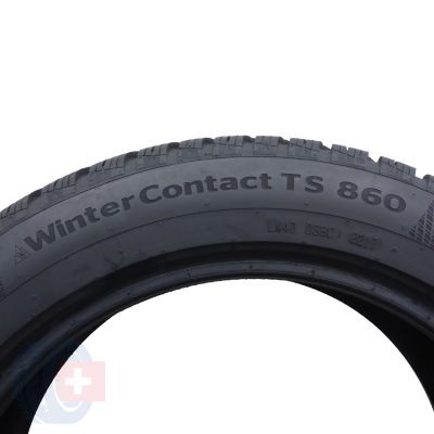 6. 2 x CONTINENTAL 225/50 R17 98V XL WinterContact TS860 Zima 2017 7,5-7,8mm