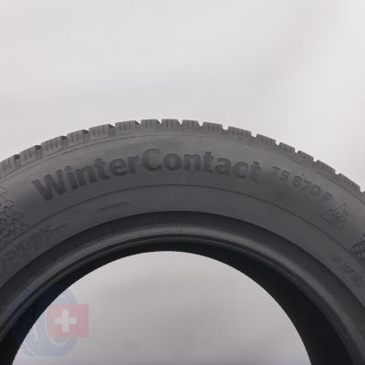 6. Opony 215/65 R16 4x CONTINENTAL 98H WinterContact TS 870 P Zimowe 2021 7,5-8,2mm