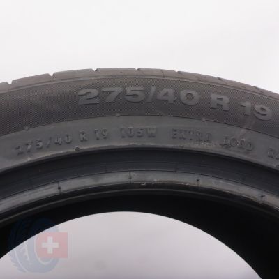 6. Opony 275/40 R19 2x CONTINENTAL105W XL ContiSportContact 5 Letnie 2021 