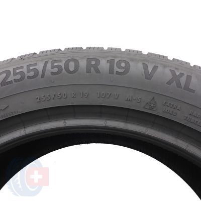 4. Opony 255/50 R19 2x CONTINENTAL 107V XL WinterContact TS870P Zimowe 2022 6mm