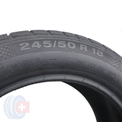 7. 4 x CONTINENTAL 245/50 R18 100H ContiWinterContact TS810 S RSC Zima 7mm 