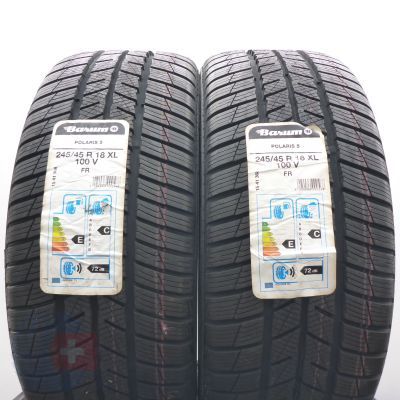 Opony 245/45 R18 2x BARUM 100V XL Polaris 5 Zimowe 2018