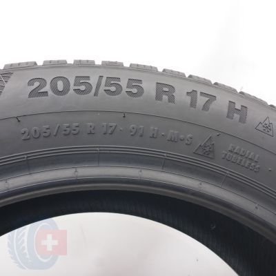 5. Opony 205/55 R17 2x CONTINENTAL 91H WinterContact TS 850P Zimowe 2019 8,8-8,2mm