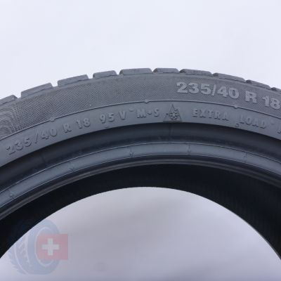 5. Opony 235/40 R18 2x CONTINENTAL 95V XL MO ContiWinterContact Ts830P Zimowe 2016 7,5-7,8mm