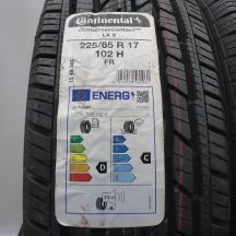 2. Opony 225/65 R17 4x CONTINENTAL 102H ContiCrossContact LX2 Letnie M+S 2022 Nieużywane