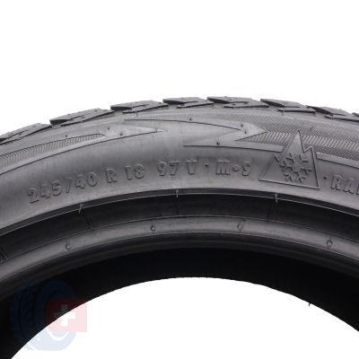 6. Opony 245/40 R18 2x UNIROYAL 97V XL MS plus 66 Zimowe 2016 7.2mm
