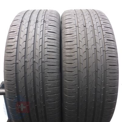 3. Opony 215/50 R18 4x CONTINENTAL 96V XL EcoContact 6 Letnie 2022 Nieużywane Jak nowe 