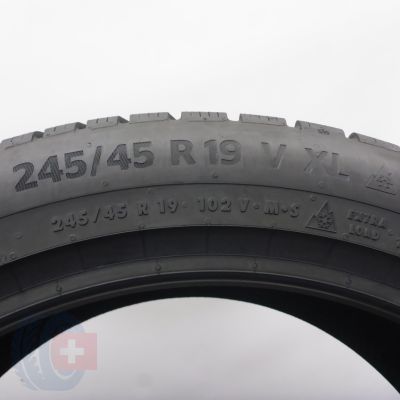 5. Opony 245/45 R19 2x CONTINENTAL 102V XL WinterContact TS 870 P Zimowe 2022 