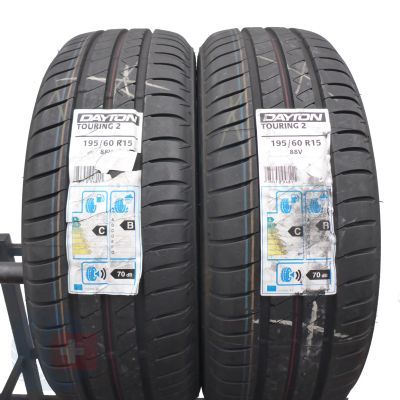 3. Opony 195/60 R15 4xDAYTON 88V Touring 2 Letnie 2017 Jak Nowe Nieużywane 